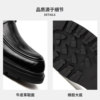Aokang men's business casual scratched lace-up leather shoes