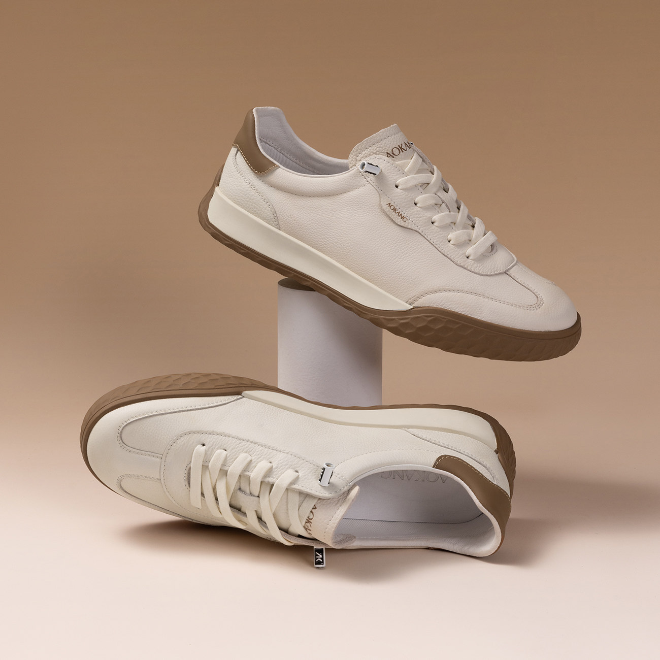 奥康 男鞋2025春季复古时尚德训鞋潮流百搭舒适男士休闲鞋,淘宝优惠券,粉丝福利购,淘宝优惠卷