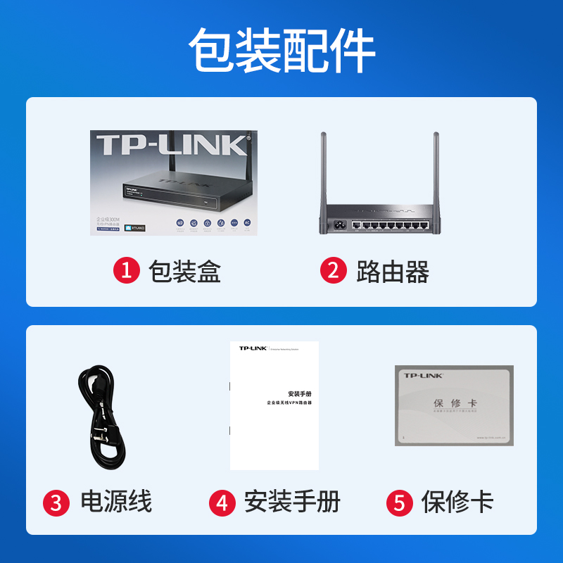 TP-LINK企业无线路由器交换机一体机6口8口9口千兆有线多孔5g双频wifi家用多wan端口高速商用企业级TL-WAR308 - 图3