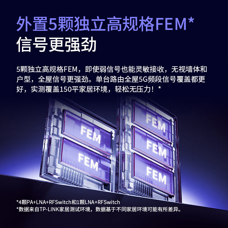 普联TP-LINK大道路由器BE6400 5G wifi7千兆双频家用高速穿墙2.4G wifi6无线 2.5G网口mesh大户型TL-7DR6430 - 图2