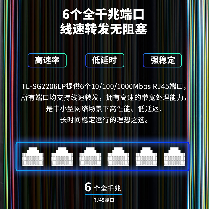 普联TP-LINK云管理千兆POE交换机5口8口9口16口24口48V网线供电器模块监控摄像头带SFP光纤接口TL-SG2206LPF,淘宝优惠券,粉丝福利购,淘宝优惠卷