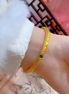 乾坤圈手镯哪吒镀仿真黄金儿童小孩同款手环小学生流行周边女手饰