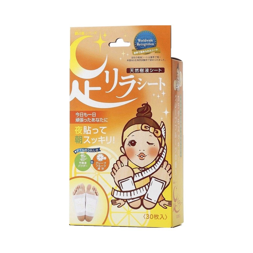 【跨境转运】树之惠葡萄柚天然足贴 cosme海外足贴