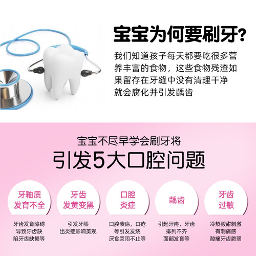 日本花王Clear Clean儿童水果味牙膏龋齿含低氟小苏打亮白70g - 图0