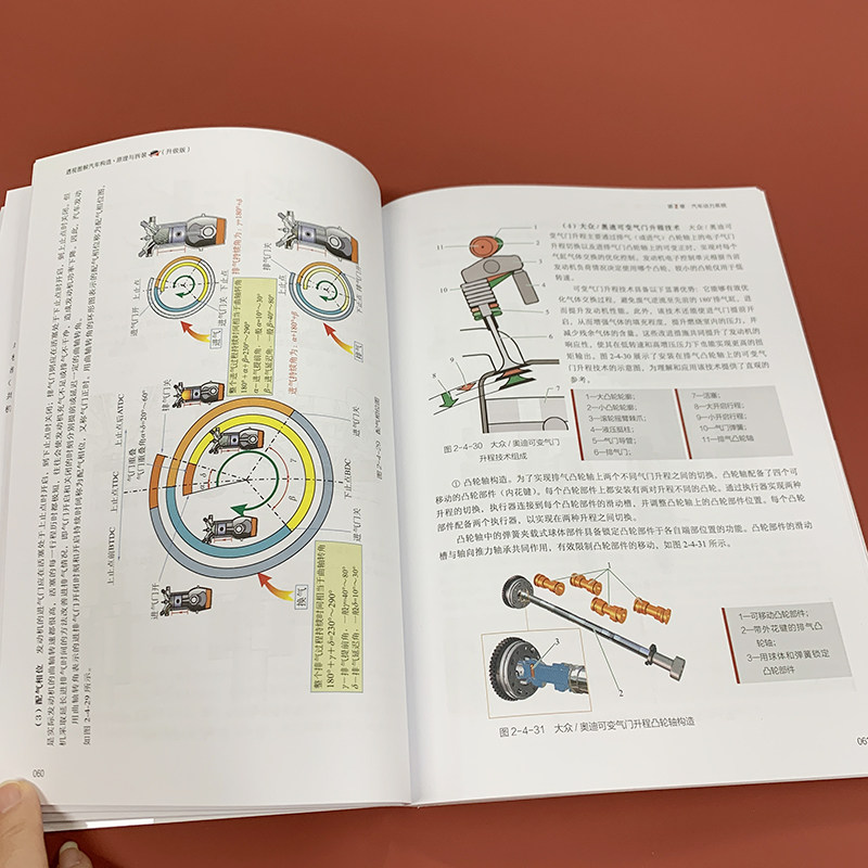 透视图解汽车构造原理与拆装 升级版 汽车构造与原理书籍专业知识结构大全书高清彩图动画视频讲解演示维修内部透视分解图拆装教程