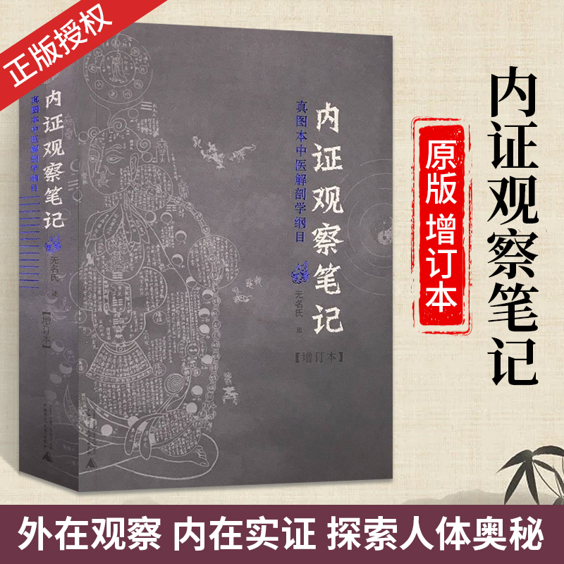 【全2册】内证观察笔记——真图本中医解剖学纲目+白云阁藏本《伤寒杂病论》中医学中医养生广西师范大学出中医内证观察笔记无名氏 - 图0