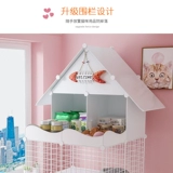 Cat Cage Home Villa Большая свободная космическая комната с туалетом маленький кошачий дом двойной кошка кошка кошка