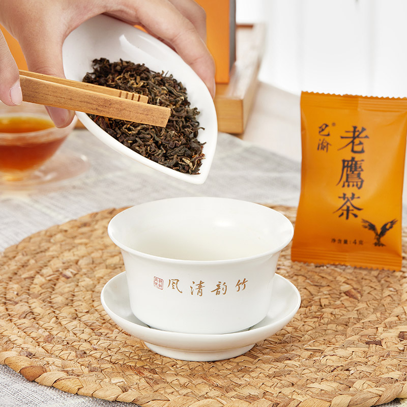 巴渝老鹰茶80g重庆特产名牌农产品火锅凉茶四川红白茶包元宵送礼