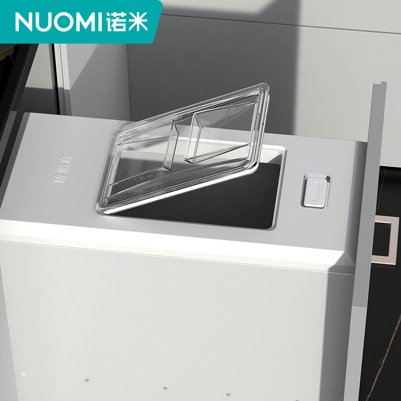 NUOMI/诺米大容量米箱厨房橱柜推拉式家用防潮抽屉式米桶米缸-图2