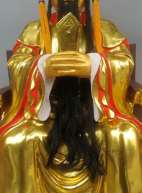 纯铜东海彩绘镇宅保平安龙王爷