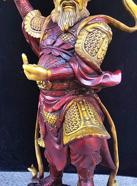 王灵官摆件纯铜王天君真君雷神火神太乙雷声应化尊家居装饰神像