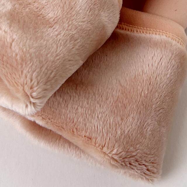 Children's flesh-colored leggings plus velvet, autumn and winter girls' nine-point pants without feet, one-piece velvet thermal pants for girls, dancing pants