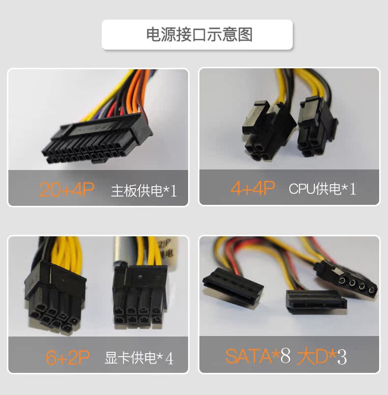 金牌全模组电脑静音主动电源 650W 额定 650FX FOCUS 海韵 十年保修 金牌全模组电脑静音主动电源 650W 额定 650FX FOCUS 海韵 十年保修