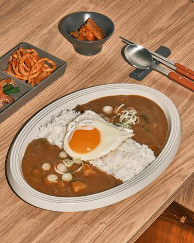 韩国直邮代购odense浮雕手工陶瓷高档餐具汤饭面酱料碗沙拉盘碟子 - 图1