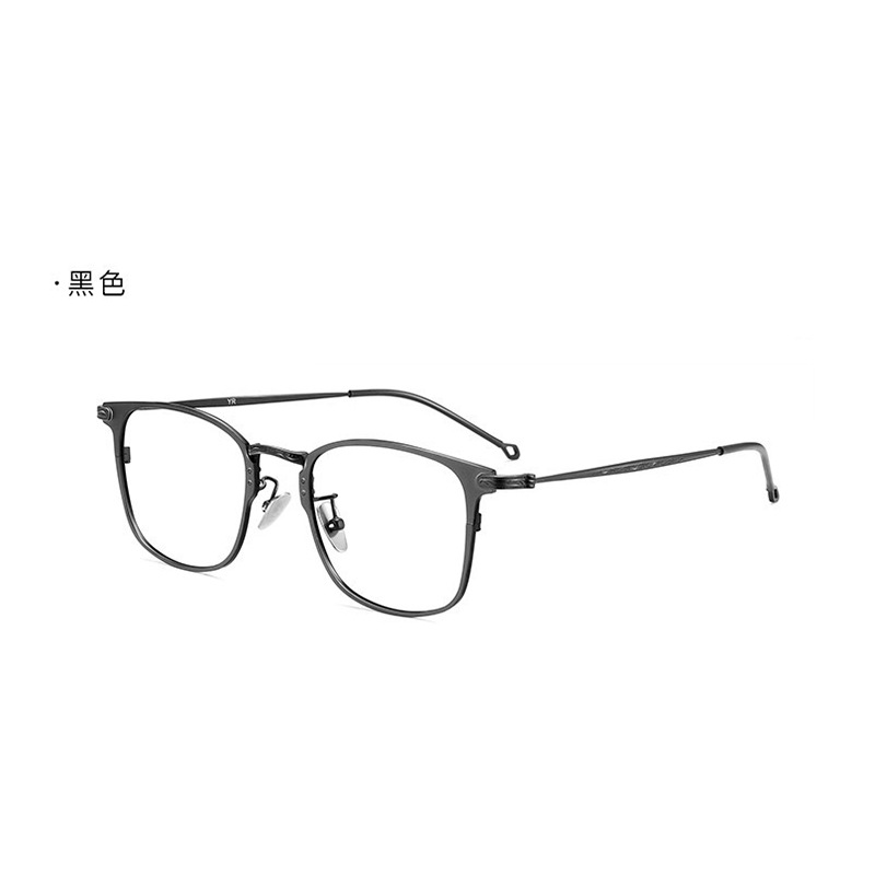 余文乐同款近视眼镜框男潮纯钛全框超轻眼镜架有度数防蓝光防辐射