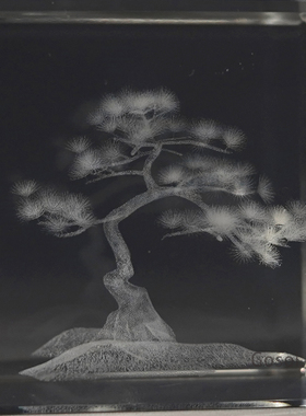 水晶内雕工位摆件解压治愈送礼