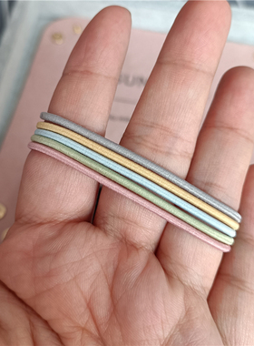 发绳扎头简约风高弹力耐用橡皮筋