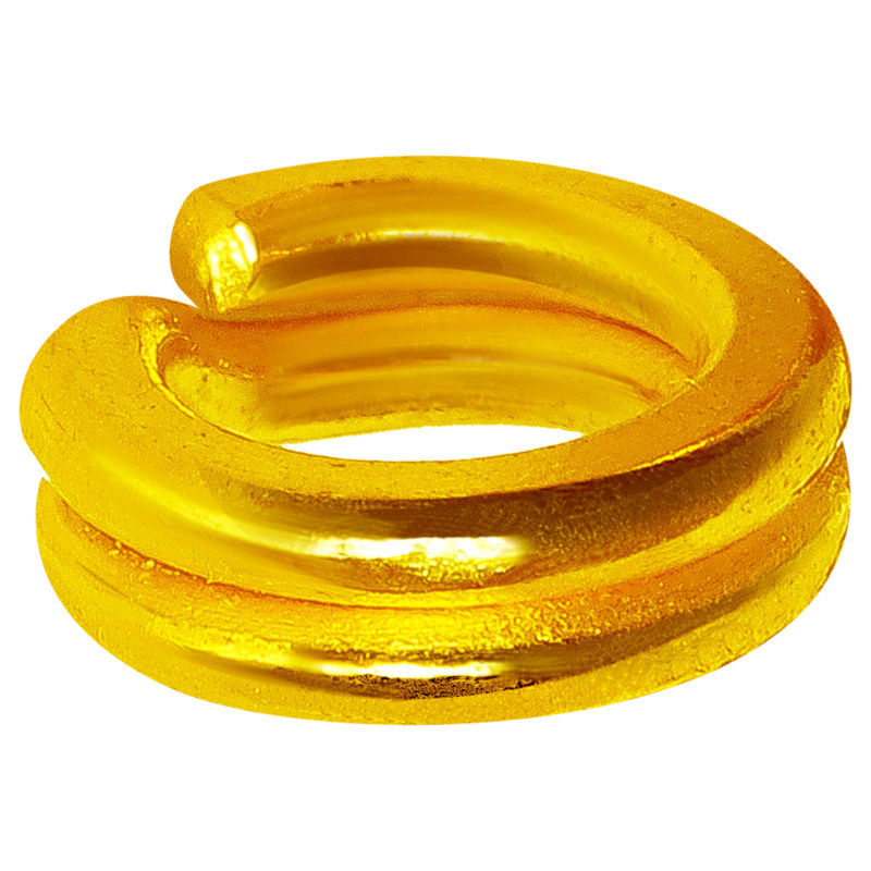 黄金足金999纯金实心小圆环手链串珠配件吊坠弹簧连接O型卡扣头环,淘宝优惠券,粉丝福利购,淘宝优惠卷