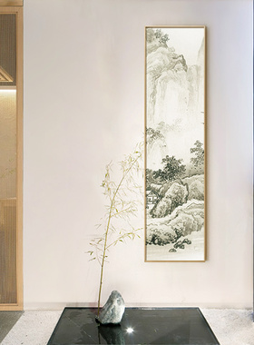 【肌理画】中式玄关组合画山水画