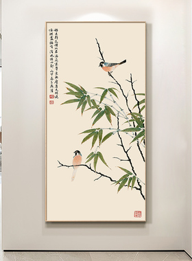 【喜上眉梢】玄关装饰画寓意好