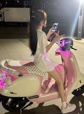 九号电动车防冻手尾部装饰可爱把手套特粗毛线九号改造扶手防磕碰