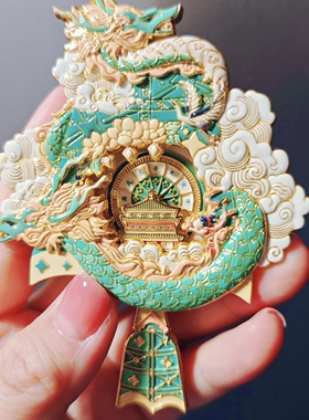 西安景云钟冰箱贴可滑动钟楼碑林博物馆金属文创旅游纪念品伴手礼