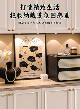 中古风钥匙收纳玄关摆件客厅电视餐边鞋柜装饰乔迁新居礼物高级感