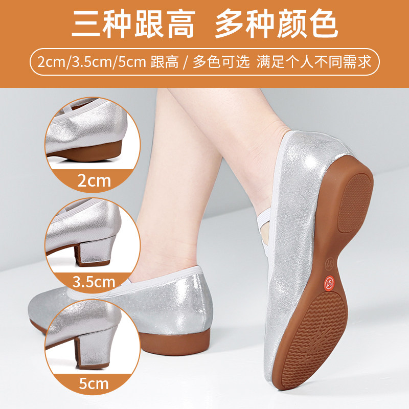 专业舞蹈鞋女士室外穿牛筋底成人银色帆布广场舞鞋跳舞不累脚新款,淘宝优惠券,粉丝福利购,淘宝优惠卷