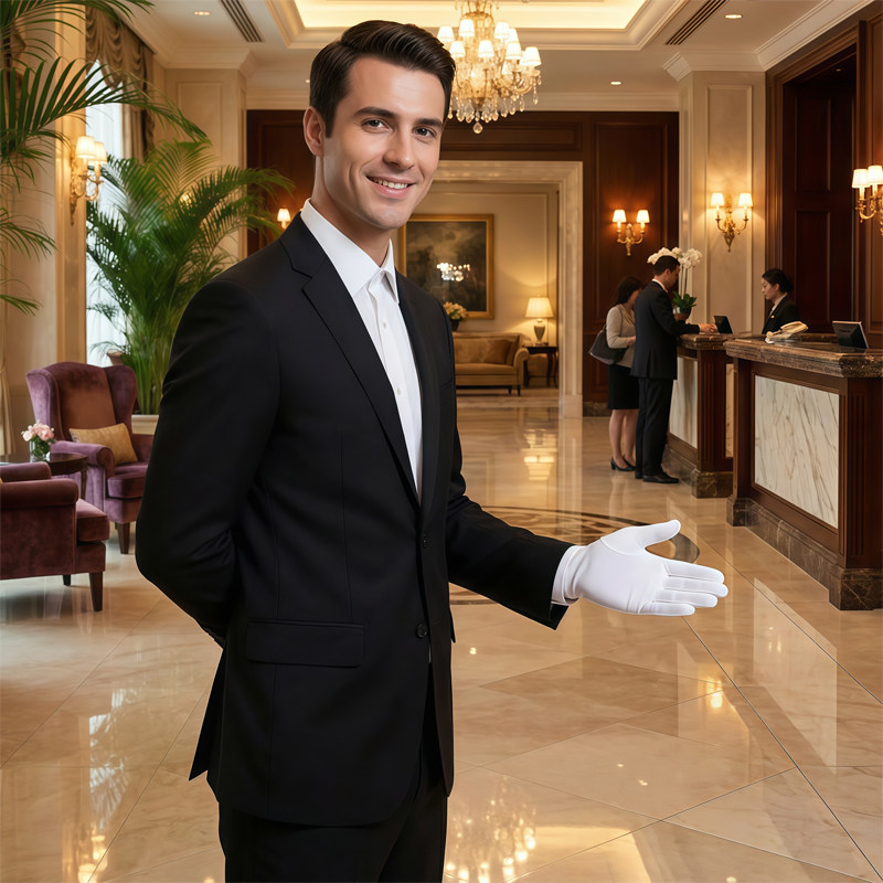 高级礼仪白手套礼宾阅兵军训升旗广场舞小学生儿童轻薄款白色男女,淘宝优惠券,粉丝福利购,淘宝优惠卷