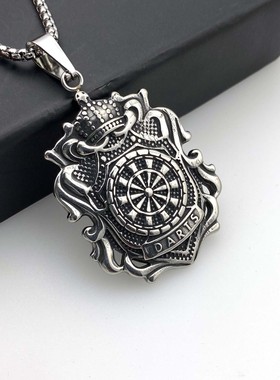 飞镖靶吊牌吊坠项链毛衣链周边