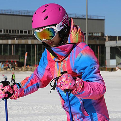 双层防雾滑雪镜球面大视野成人可卡近视防紫外线雪地护目滑雪眼镜