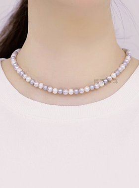 母贝珍珠真多嘛人鱼姬颈链