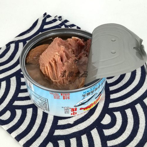 中栈正晶牌油浸水浸金枪鱼罐头185g*10罐吞拿鱼罐头饭团寿司轻食 - 图0