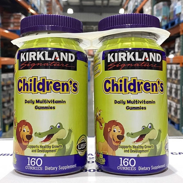 Bonded spot ຂອງ American Kirkland Children's multivitamin gummies 160 ແຄບຊູນ