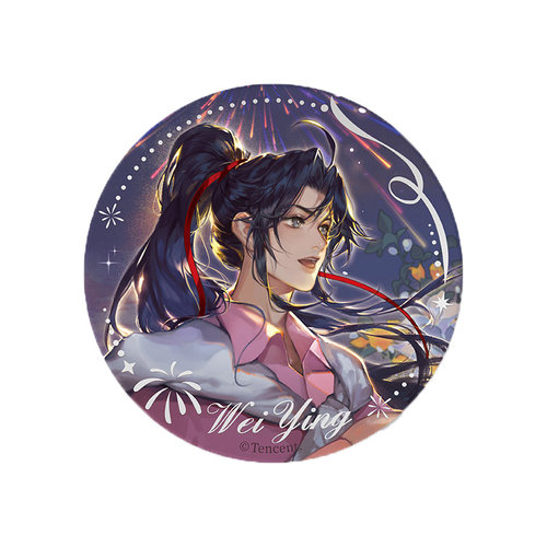 官谷 苍妹儿魔道祖师焰色相逢徽章吧唧 魏无羡蓝忘机 正版周边 - 图3