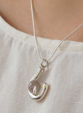 LFLM几何项链小众设计高级感轻奢锁骨链2025新个性别致潮流项链女