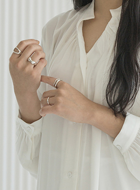 LFLM 别样设计感开口简约几何潮流个性轻奢小众ins休闲百搭戒指女