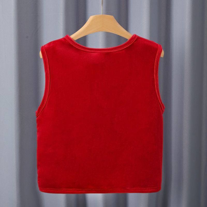 新款秋冬广场舞服上衣金丝绒国风刺绣盘扣马甲运动跳操舞蹈衣服女,淘宝优惠券,粉丝福利购,淘宝优惠卷