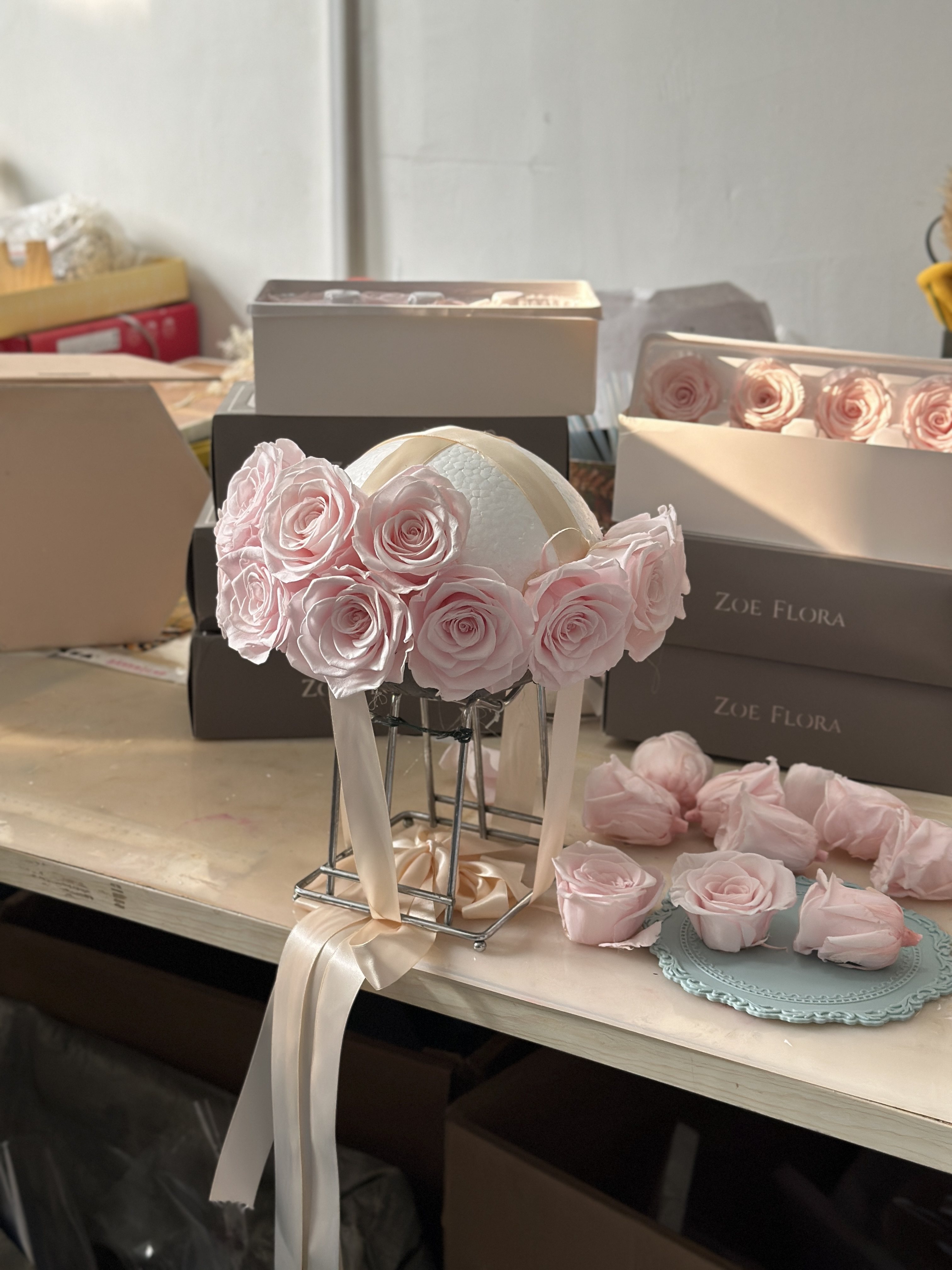 保丽龙泡沫实心圆球模具永生花DIY花球摆件手工花艺彩虹玫瑰摆件,淘宝优惠券,粉丝福利购,淘宝优惠卷