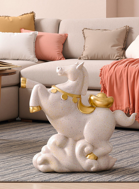 马上有钱创意生肖本命年马摆件