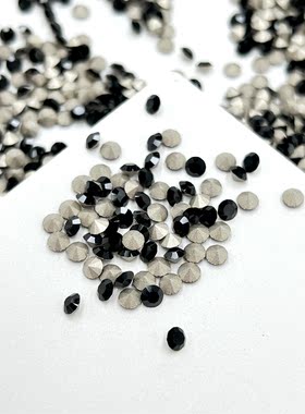 美饰码尖圆23980黑色堆钻
