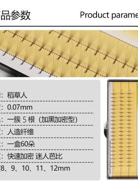 韩国进口种植柔软浓密款假睫毛