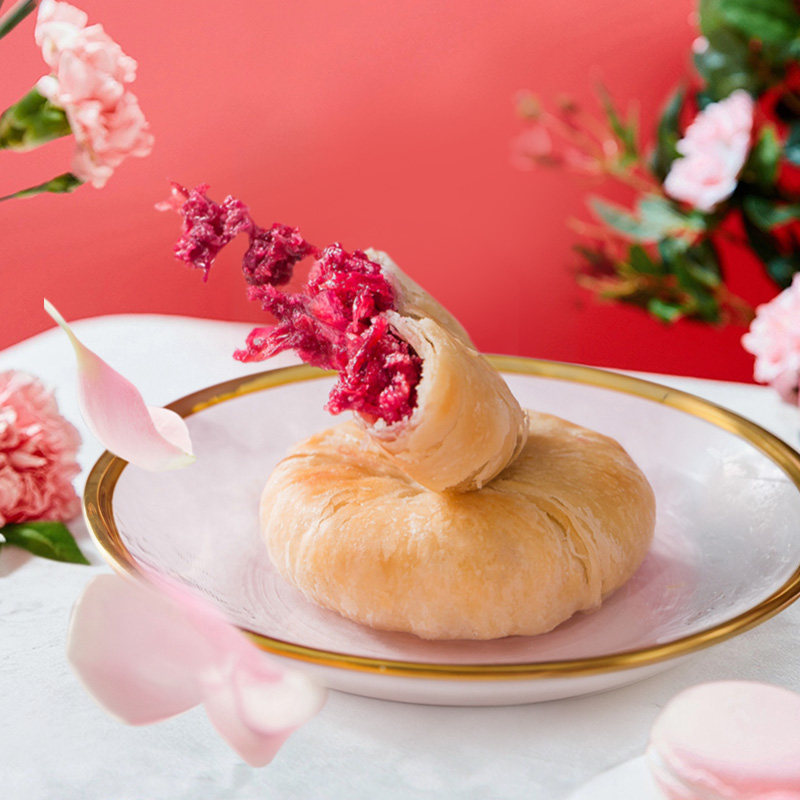 昆明冠生园梅花牌现烤经典玫瑰鲜花饼450克办公室零食云南特产,淘宝优惠券,粉丝福利购,淘宝优惠卷