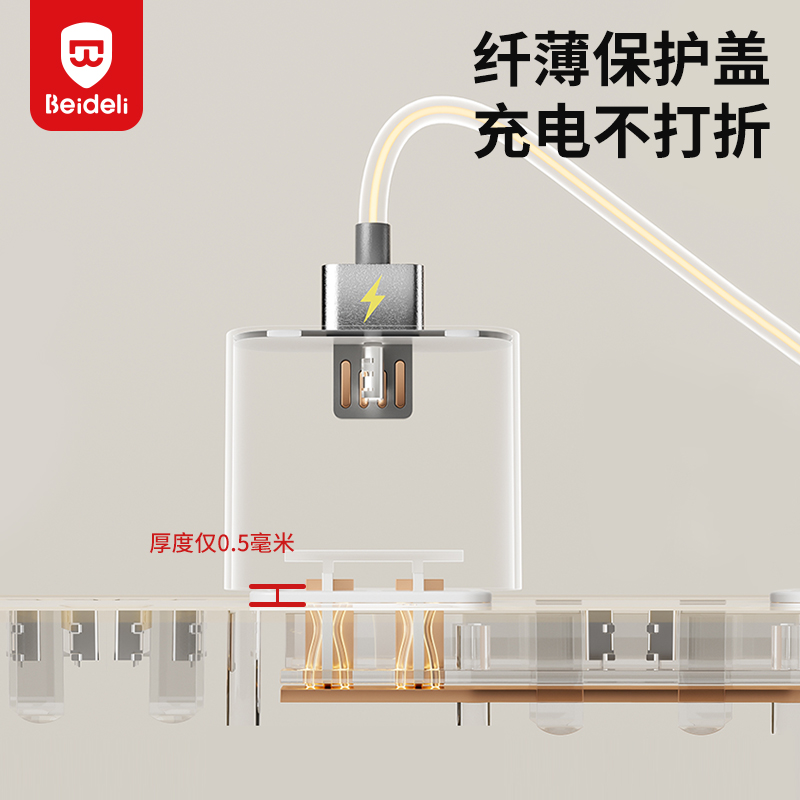 插座防儿童触电保护盖孔洞遮挡开关封口盖宝宝插头孔安全塞保护套 - 图2