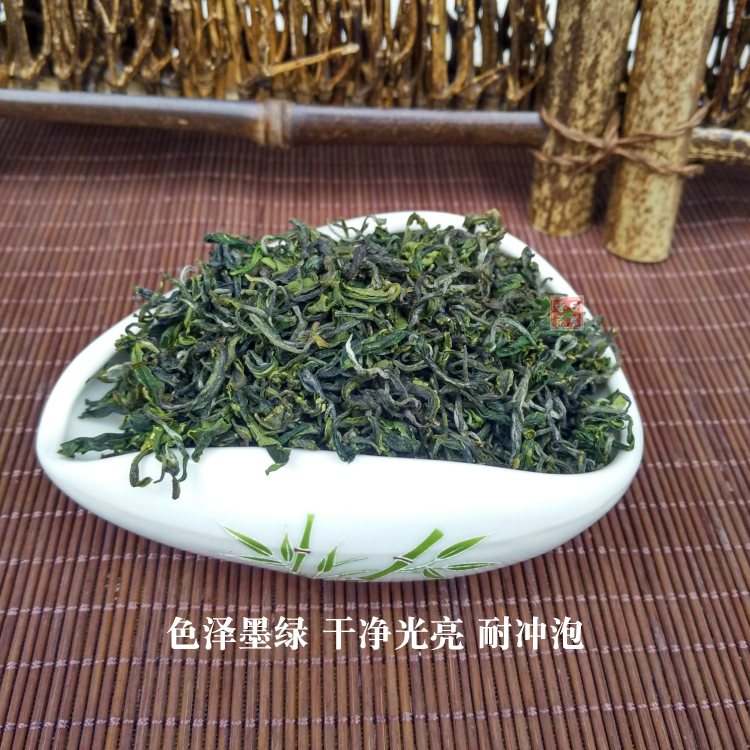 日照绿茶2024新茶叶春茶明前特级豆香板栗浓香山东散装礼盒装500g - 图0