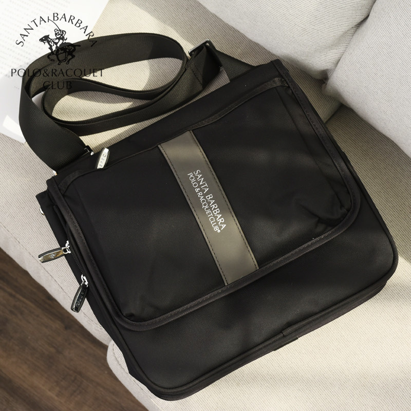 圣大保罗男斜跨斜背包休闲单肩包 圣大保罗晨雅迪男士包袋