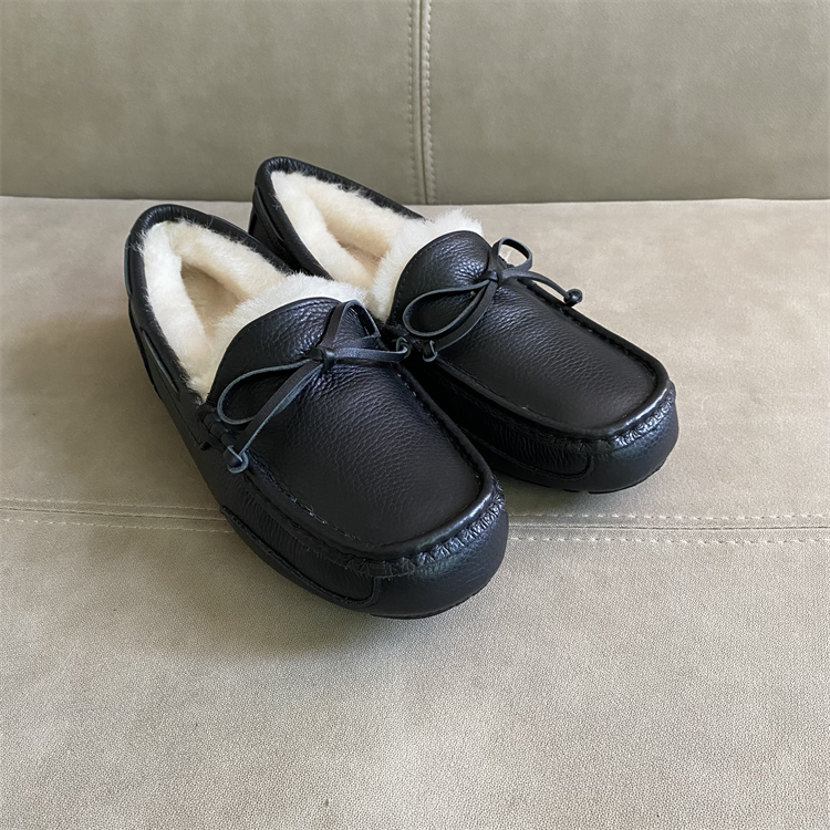 牛皮豆豆鞋男冬季2025年冬经典款加绒软底保暖舒适开车一脚蹬皮鞋,淘宝优惠券,粉丝福利购,淘宝优惠卷