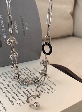 不掉色项链女气质钢制时尚吊坠