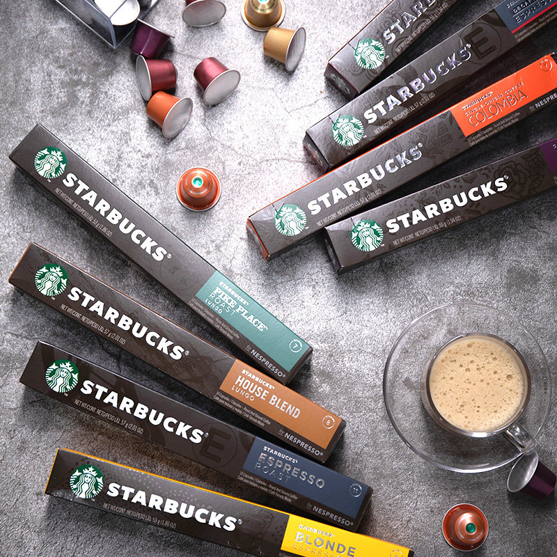 官方星巴克nespresso胶囊黑咖啡 咖天下食品胶囊咖啡