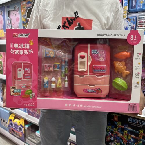 宏星珀利玩具售货机会说话的声光机饮料贩卖机收银机购物车过家家 - 图2